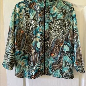 Tony Morgan sequened lightweight jacket with 3/4 length sleeves